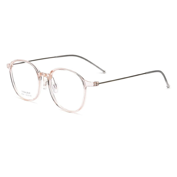 Hotony Women's Full Rim Square Tr 90 Titanium Eyeglasses 75821