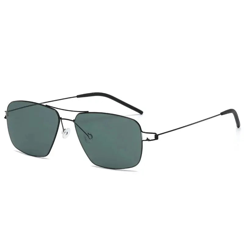 Aimee Full Rim 820800 Screwless Double Bridge Titanium Sunglasses FuzWeb