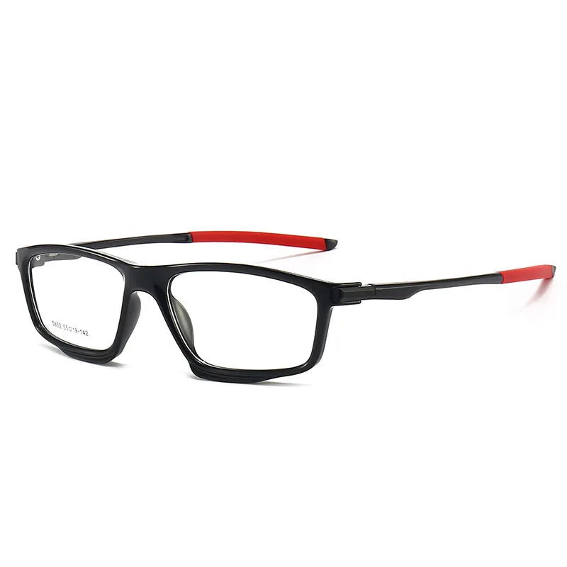 Muzz 58520 men's rectangle sports TR-90 prescription eyeglasses — view 10