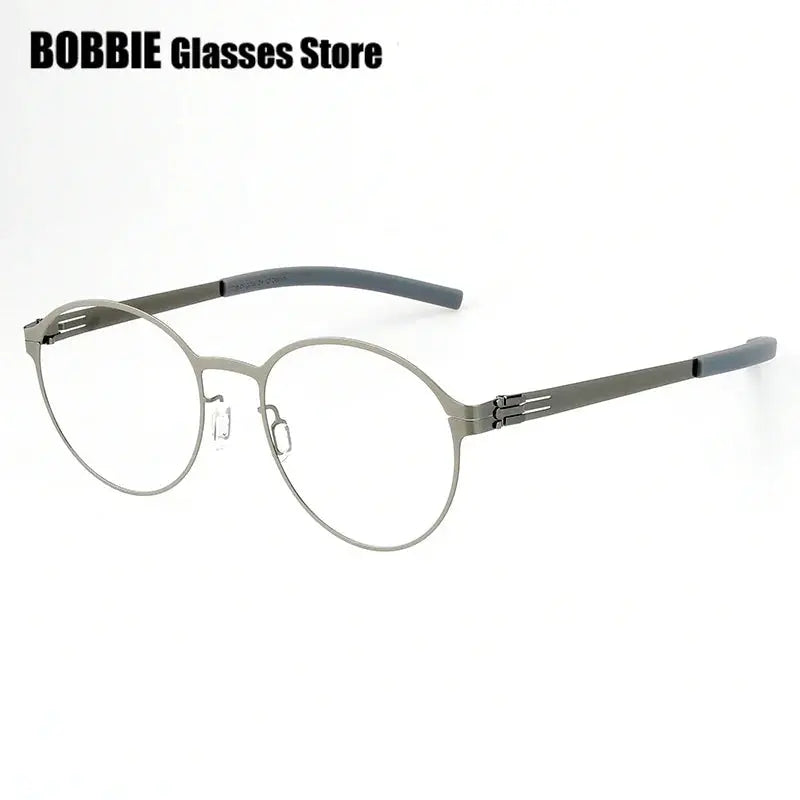 Bobbie 504421 Women’s Titanium Full Rim Oval Frames FuzWeb