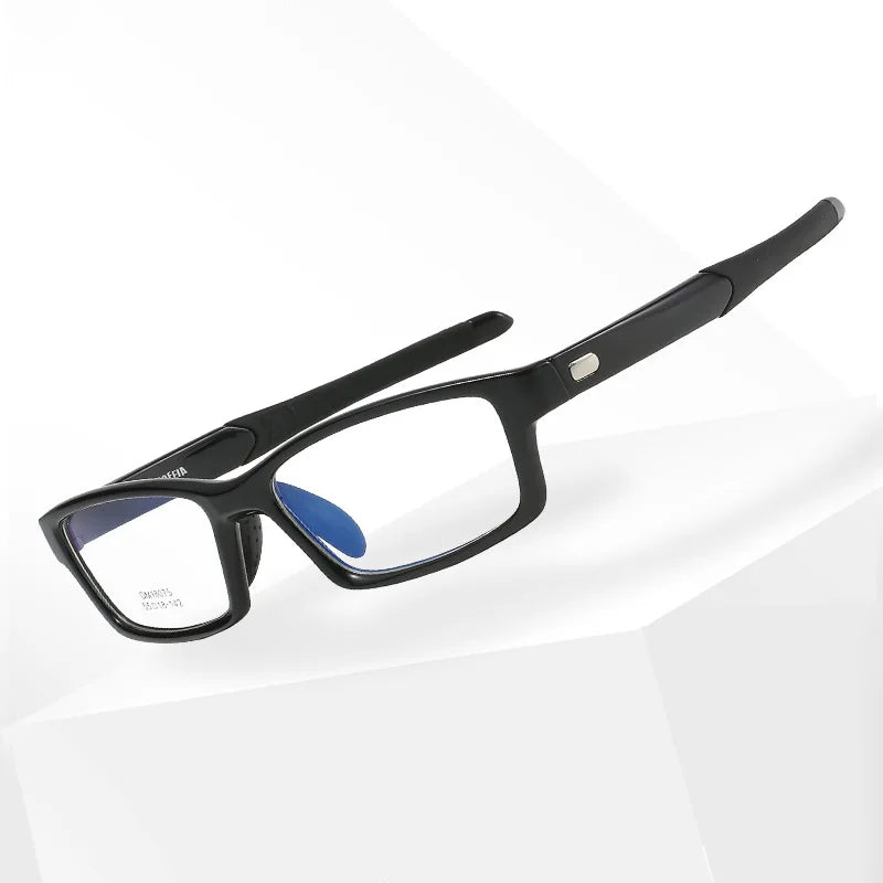 Gmei Men's Full Rim Rectangle Tr 90 Titanium Sport Eyeglasses