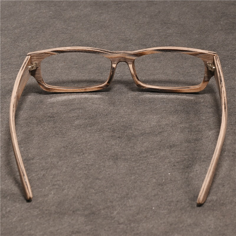 Cubojue Unisex Full Rim Rectangle Tr 90 Titanium Myopic Reading Glasses 6234m Reading Glasses Cubojue   