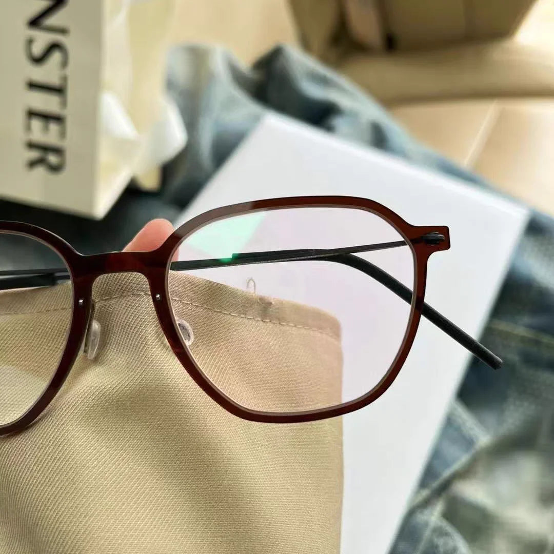 Bobbie Unisex Full Rim Square Acetate Eyeglasses 6627