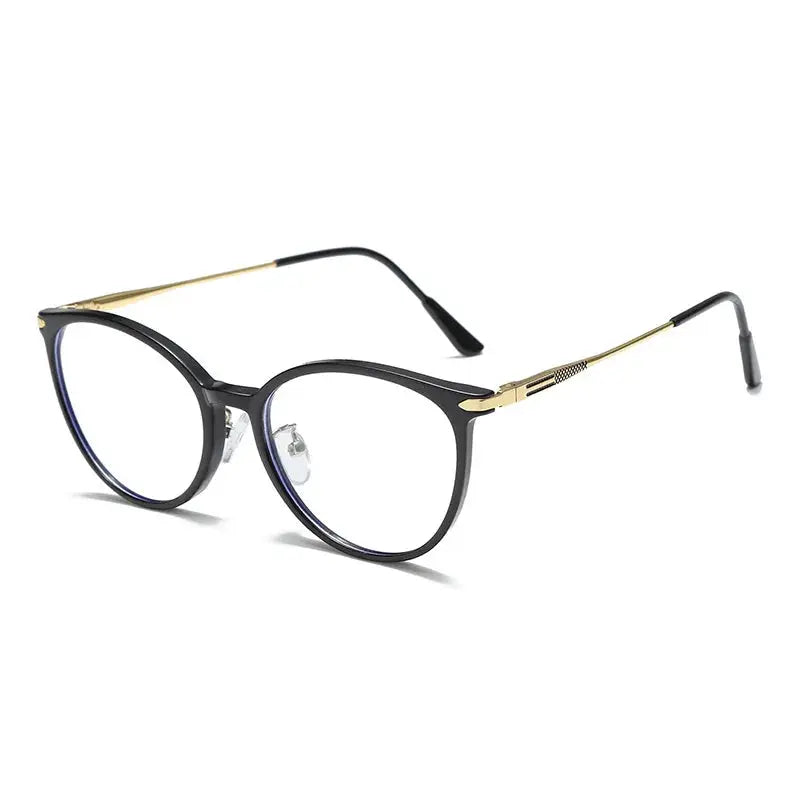 Gmei 812964 Women's Full Rim Oval Round Tr 90 Titanium Frames - FuzWeb ...
