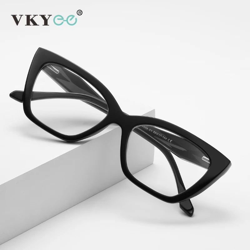 Vicky Women's Full Rim Cat Eye Tr 90 Titanium Reading Glasses 97004