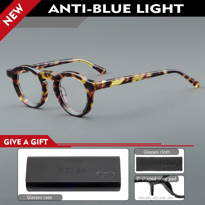 Vicky Women's Full Rim Round Acetate Reading Glasses 623107