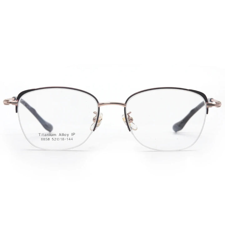 Muzz 8858 women's cat eye titanium prescription eyeglasses — view 3