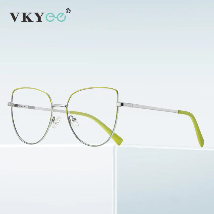 Vicky Unisex Full Rim Large Cat Eye Tr 90 Titanium Reading Glasses 3081 Reading Glasses Vicky   