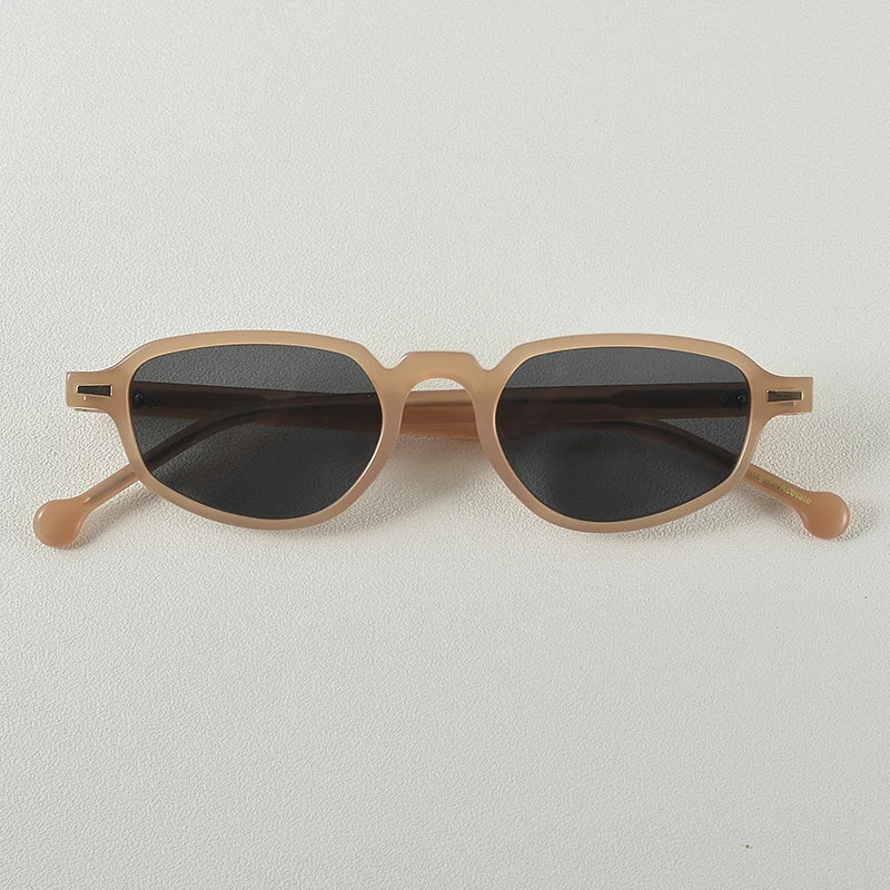 Black Mask Women's Full Rim Oval Cat Eye Acetate Sunglasses 699630