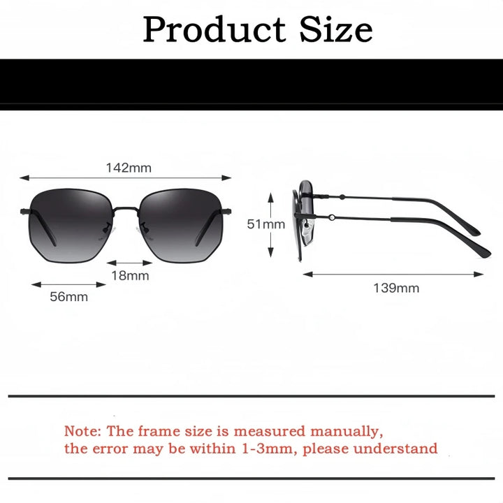 Yimaruili Women's Full Rim Polygon Oval Alloy Tac Sunglasses 91871