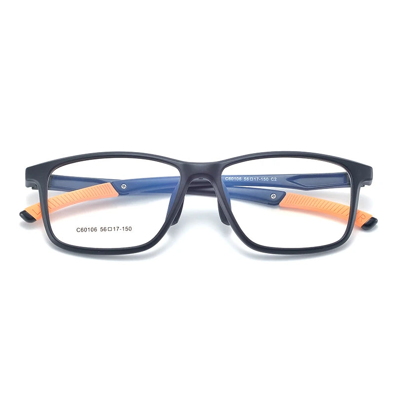 Reven Jate 60106 unisex rectangle TR-90 titanium prescription eyeglasses