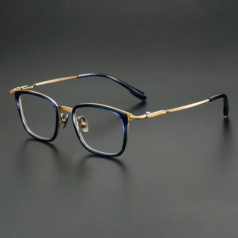 Muzz SH0067 unisex square titanium acetate prescription eyeglasses — view 6