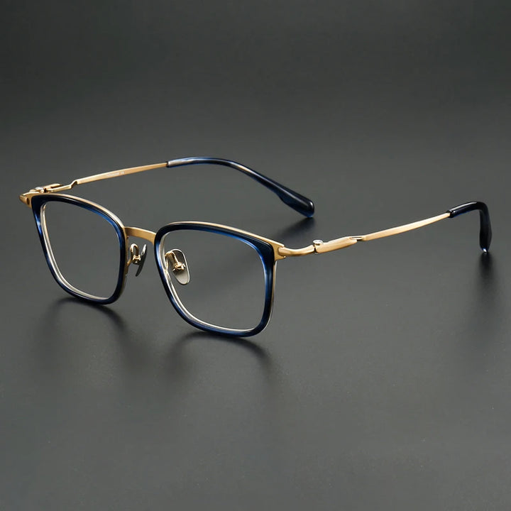 Muzz SH0067 unisex square titanium acetate prescription eyeglasses — view 6