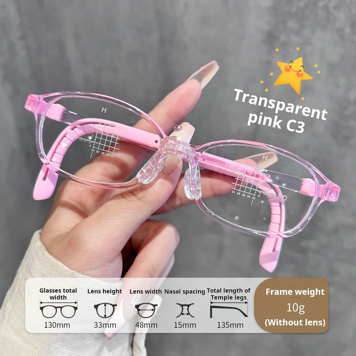 Xbora Unisex Youth's Full Rim Oval Square Tr 90 Eyeglasses 546013