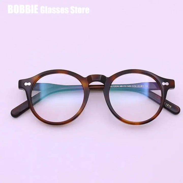 Bobbie 464223 Unisex 138mm Full Rim Oval Acetate Frames FuzWeb