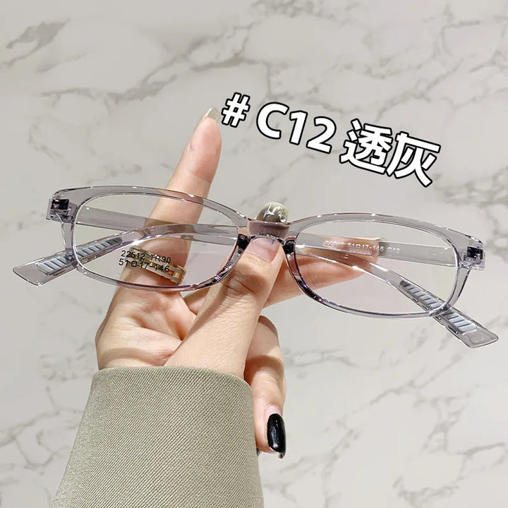 Zirosat Women's Full Rim Rectangle Tr 90 Alloy Eyeglasses 22512