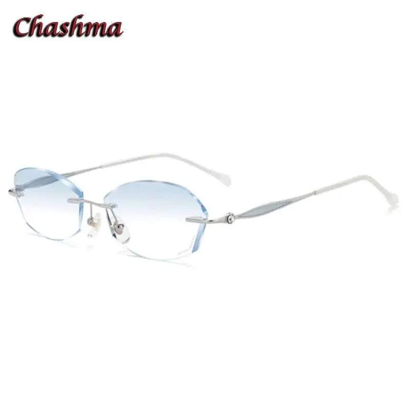 Chashmo Chashma Women's Rimless Square Eyeglasses – FuzWeb