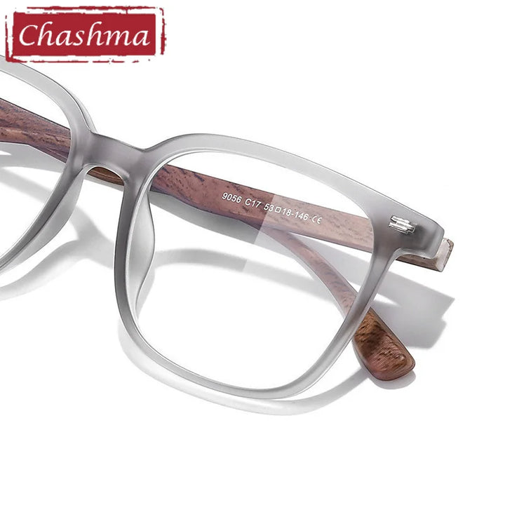 Chashma Ottica Unisex Full Rim Square Tr 90 Titanium Eyeglasses 9056 Full Rim Chashma Ottica   