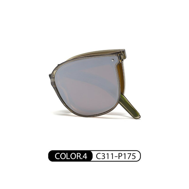 Zirosat Unisex Full Rim Square Alloy Foldable Sunglasses WT7901 Sunglasses Zirosat C311-P175  