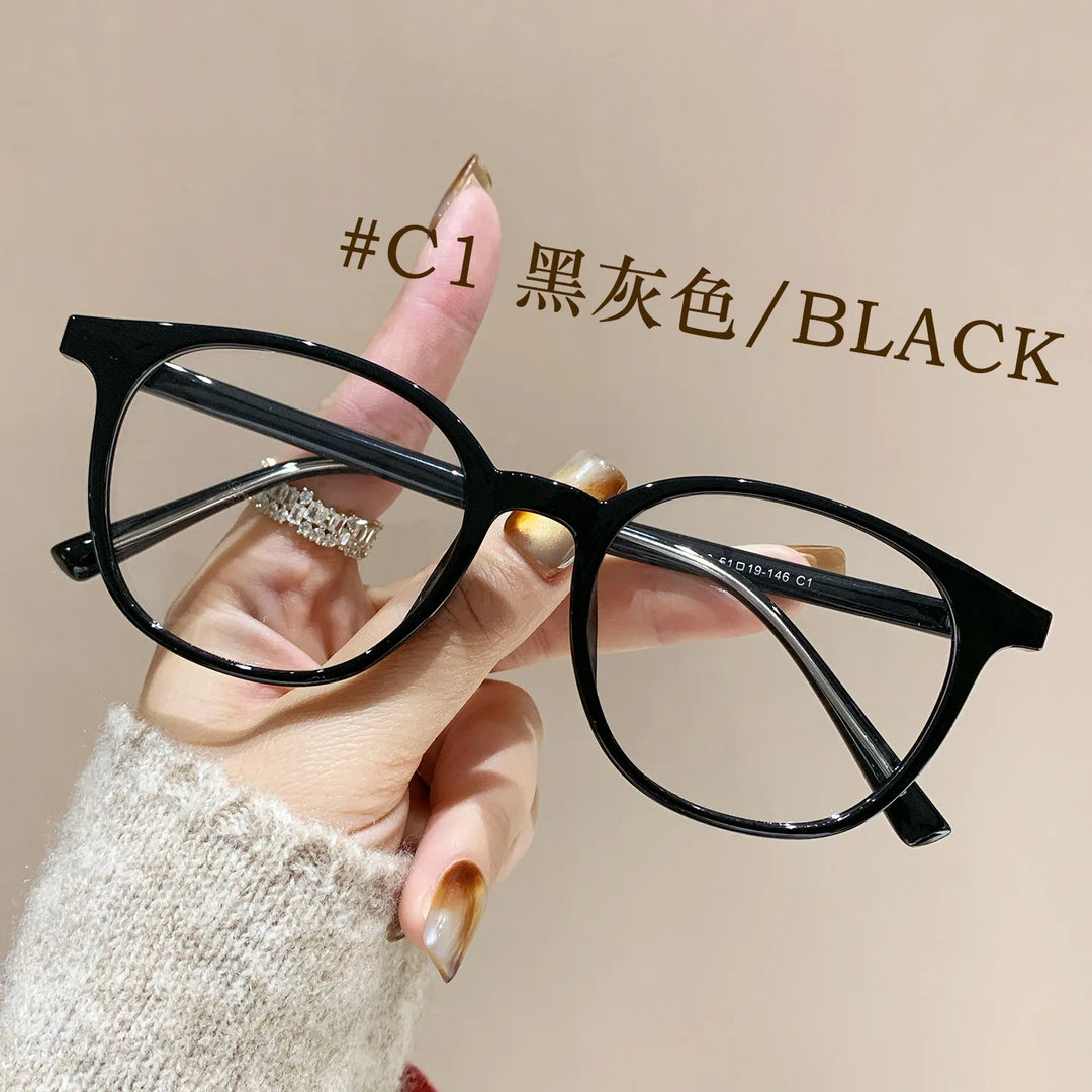 Zirosat Unisex Full Rim Retro Square Blue Light Prescription Eyeglasses 18S288A - view 9