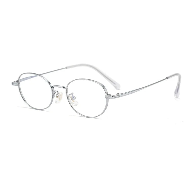 Gmei Optical K5015 women's oval titanium prescription eyeglasses