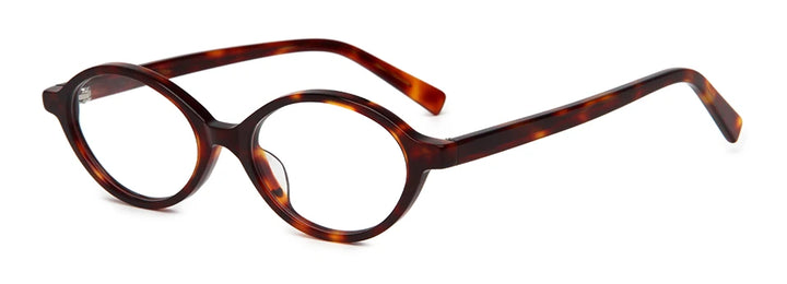 Esnbie Women's Full Rim Oval Acetate Eyeglasses 240809