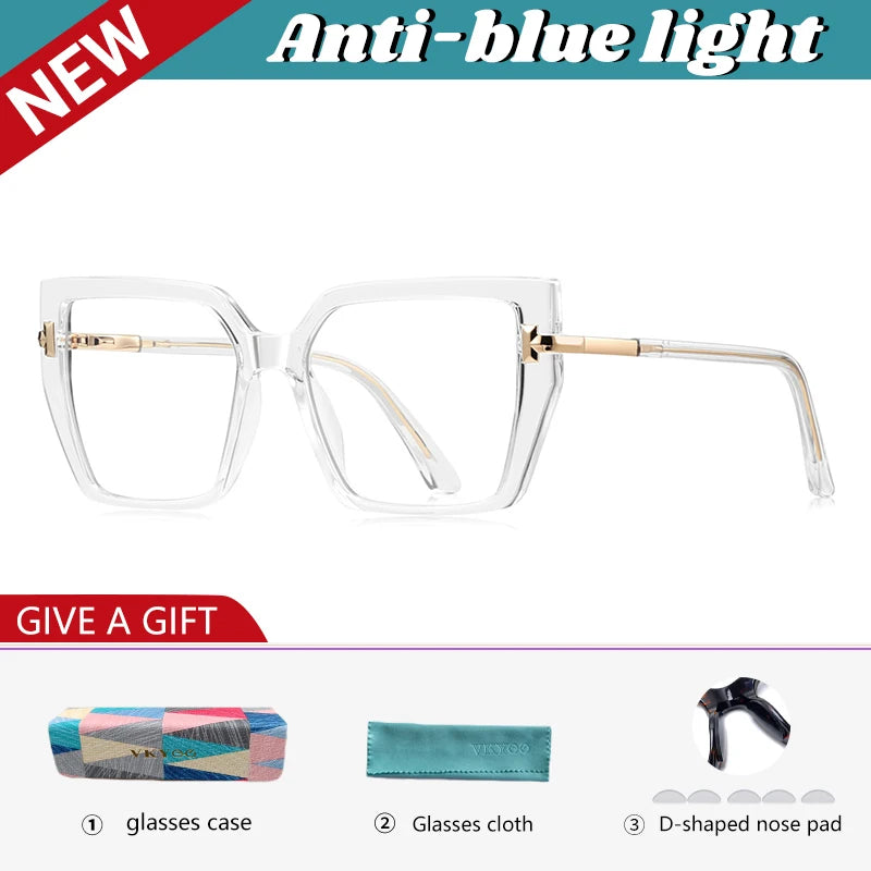 Vicky Women's Full Rim Butterfly TR 90 Alloy Reading Glasses 512267