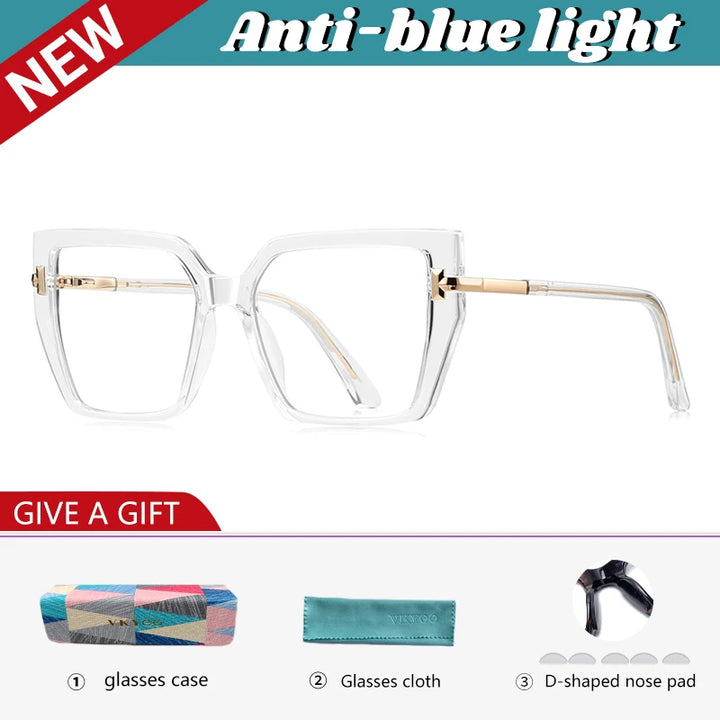 Vicky Women's Full Rim Butterfly TR 90 Alloy Reading Glasses 512267