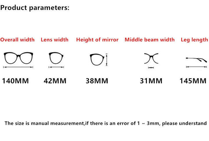 Nobler Unisex Full Rim Irregular Round Titanium Eyeglasses 185772 Full Rim Nobler   