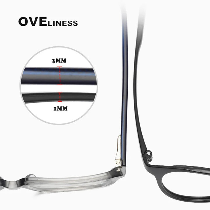 Oveliness Unisex Youth's Full Rim Round Tr 90 Titanium Eyeglasses O5072 Full Rim Oveliness   