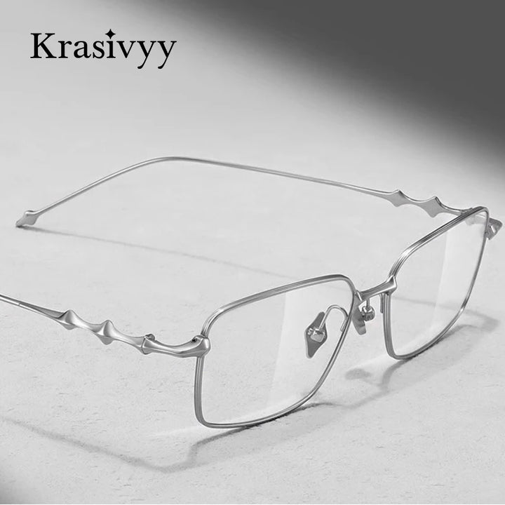 Krasivyy Women's Full Rim Square Titanium Eyeglasses A2015 Full Rim Krasivyy   