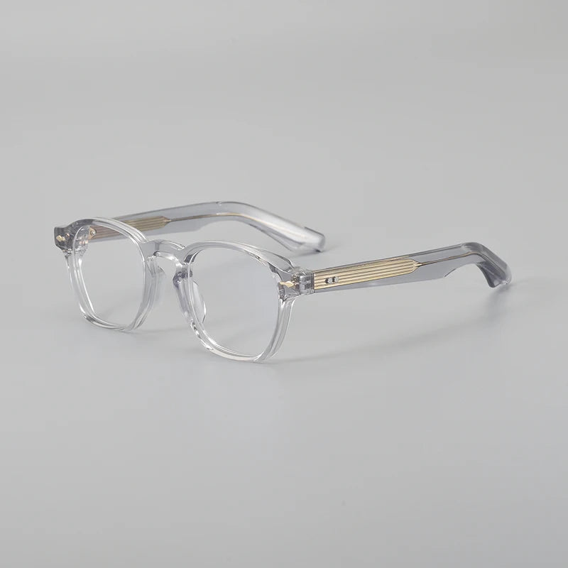Muzz Men's Full Rim Square Thick Acetate Eyeglasses 921495