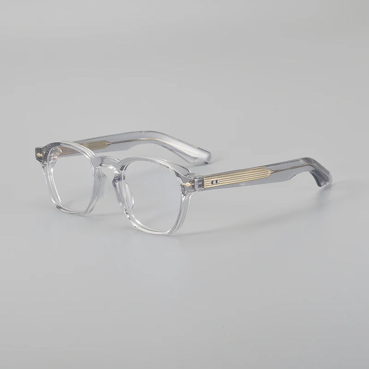 Muzz Men's Full Rim Square Thick Acetate Eyeglasses 921495