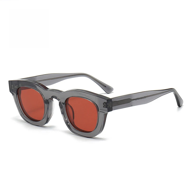 Black Mask Unisex Full Rim Cat Eye Acetate Sunglasses 393146 Full Rim Black Mask C8 As Shown 