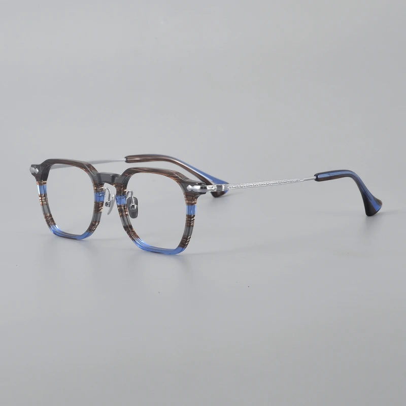 Blackmask Unisex Full Rim Square Titanium Eyeglasses BM-80905