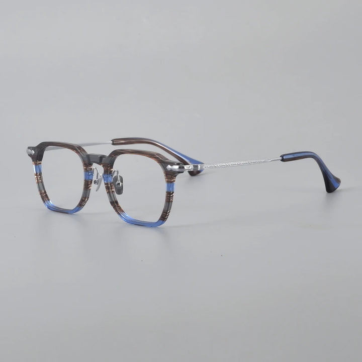 Blackmask Unisex Full Rim Square Titanium Eyeglasses BM-80905