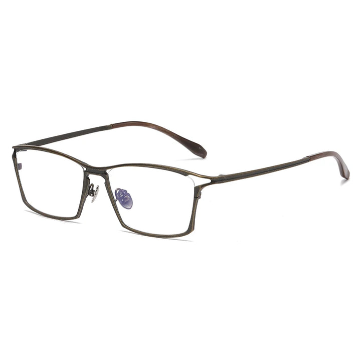 Muzz 6885 men's big pure titanium prescription eyeglasses — view 4