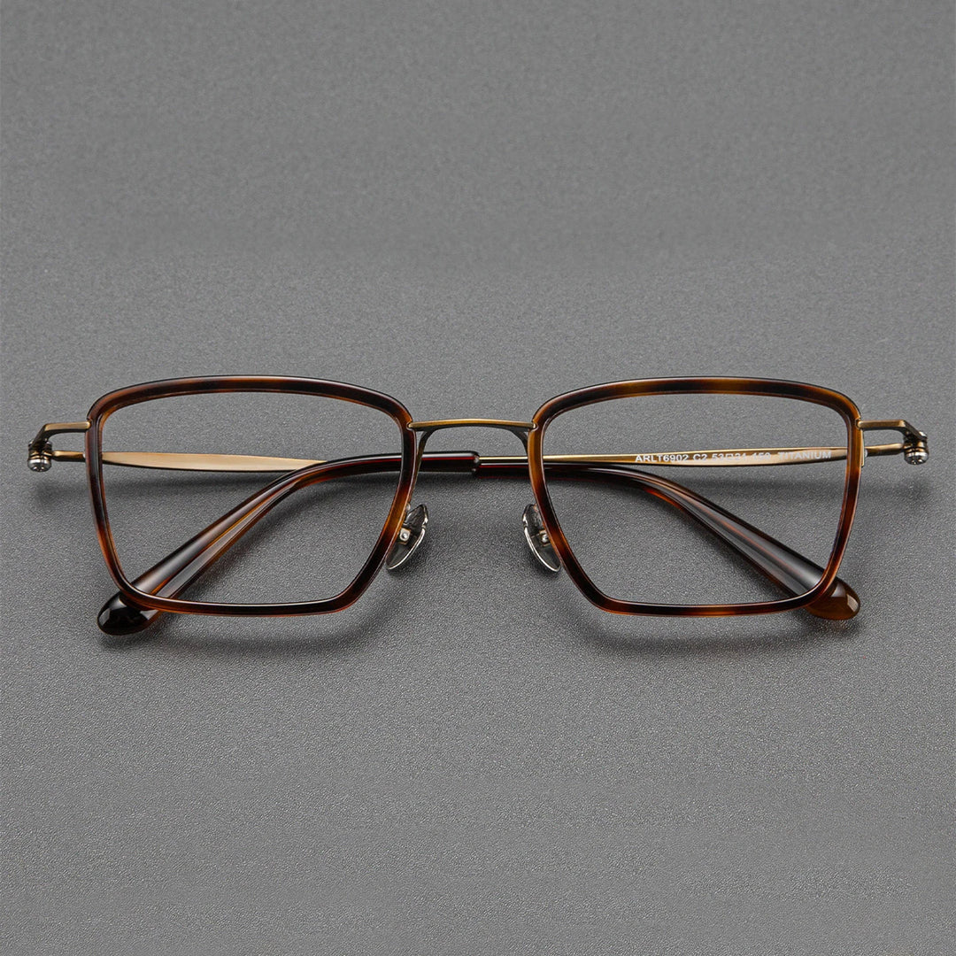 Blackmask Unisex Full Rim Square Acetate Eyeglasses BM-A6902
