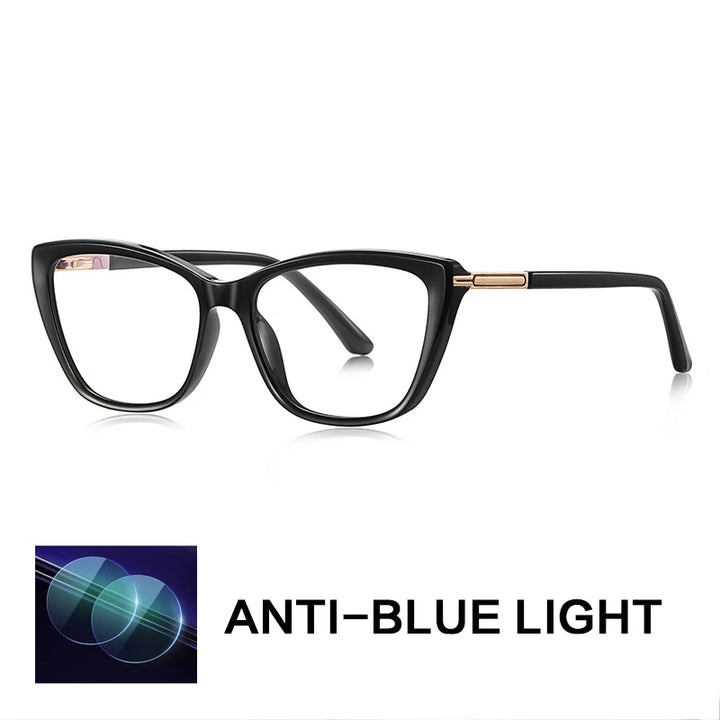 Gatenac Women's Full Rim Square Tr 90 Titanium Reading Glasses Gxy2233