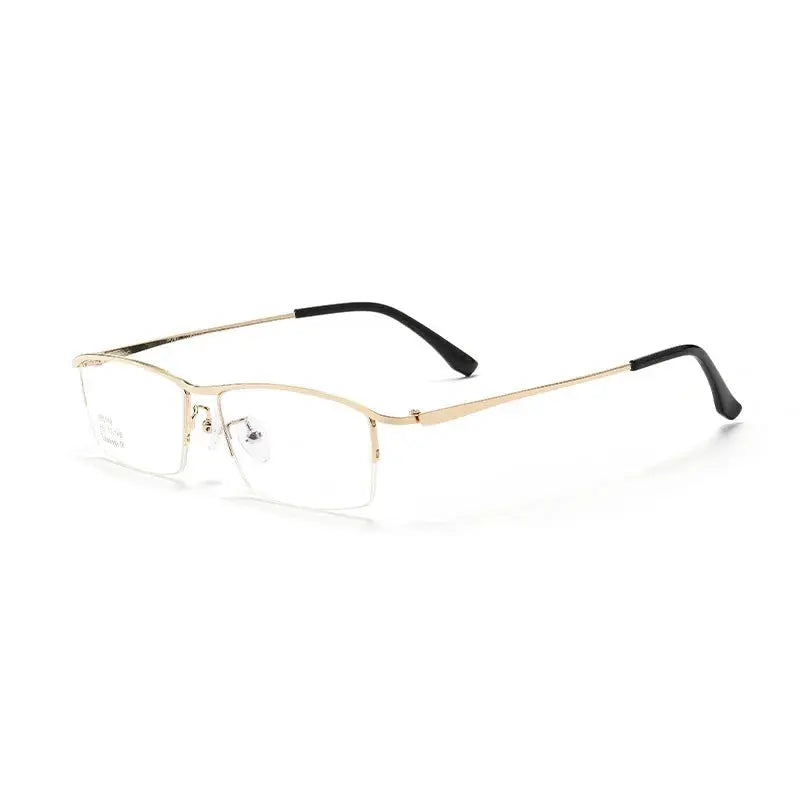 Gmei 855170 Unisex Full Or Semi Rim Square Titanium Alloy Frames FuzWeb