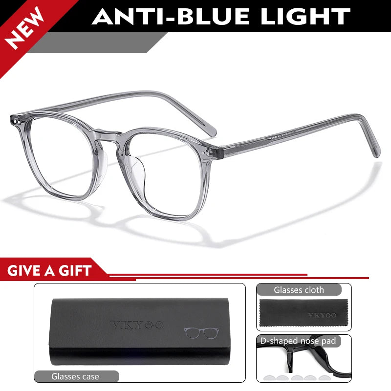 Vicky Unisex Full Rim Square Tr 90 Titanium Reading Glasses 319603