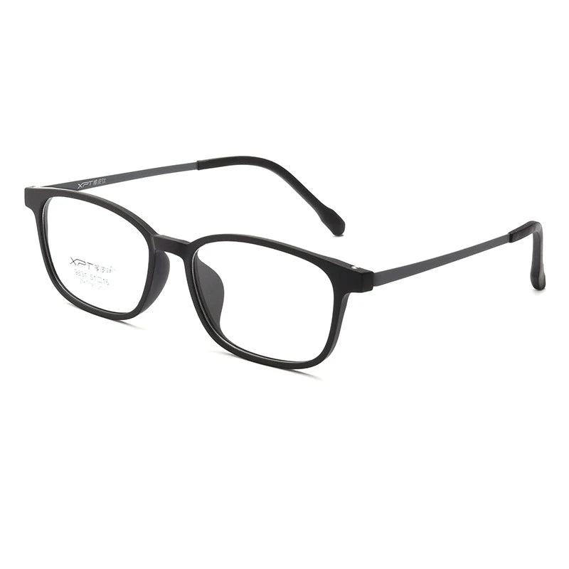 Yimaruili Unisex Full Rim Oval TR-90 Titanium Eyeglasses 9831XP — view 4 | Yimaruili at FuzWeb