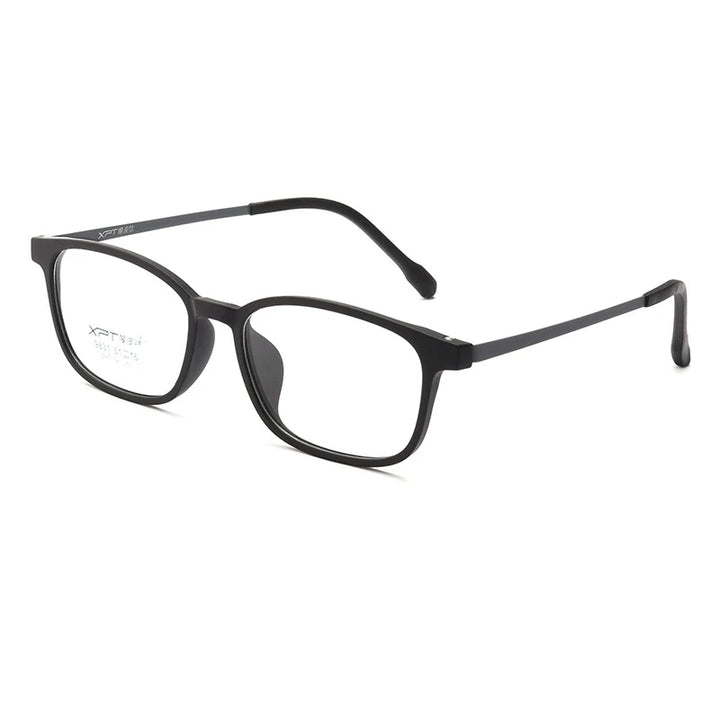 Yimaruili Unisex Full Rim Oval TR-90 Titanium Eyeglasses 9831XP — view 4 | Yimaruili at FuzWeb