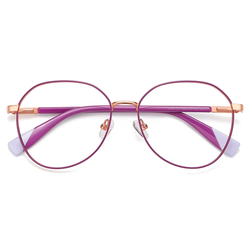 Vicky Women's Full Rim Round Alloy Reading Glasses 3029 Reading Glasses Vicky