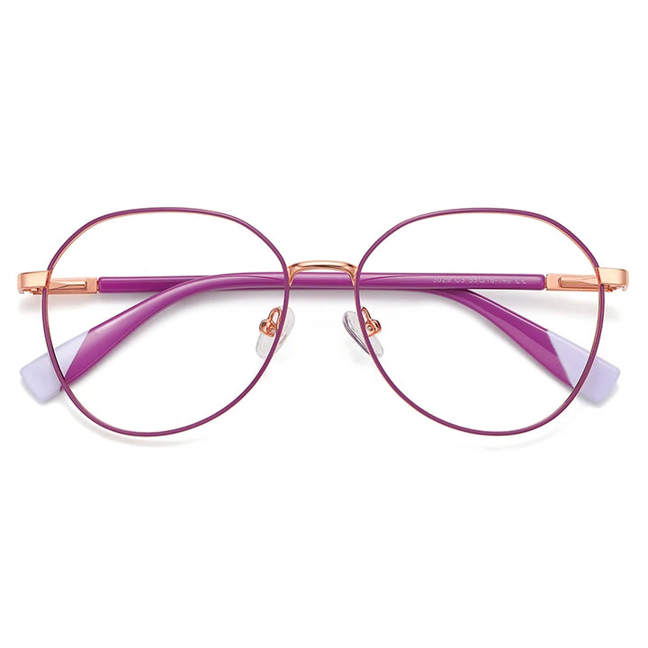 Vicky Women's Full Rim Round Alloy Reading Glasses 3029 Reading Glasses Vicky