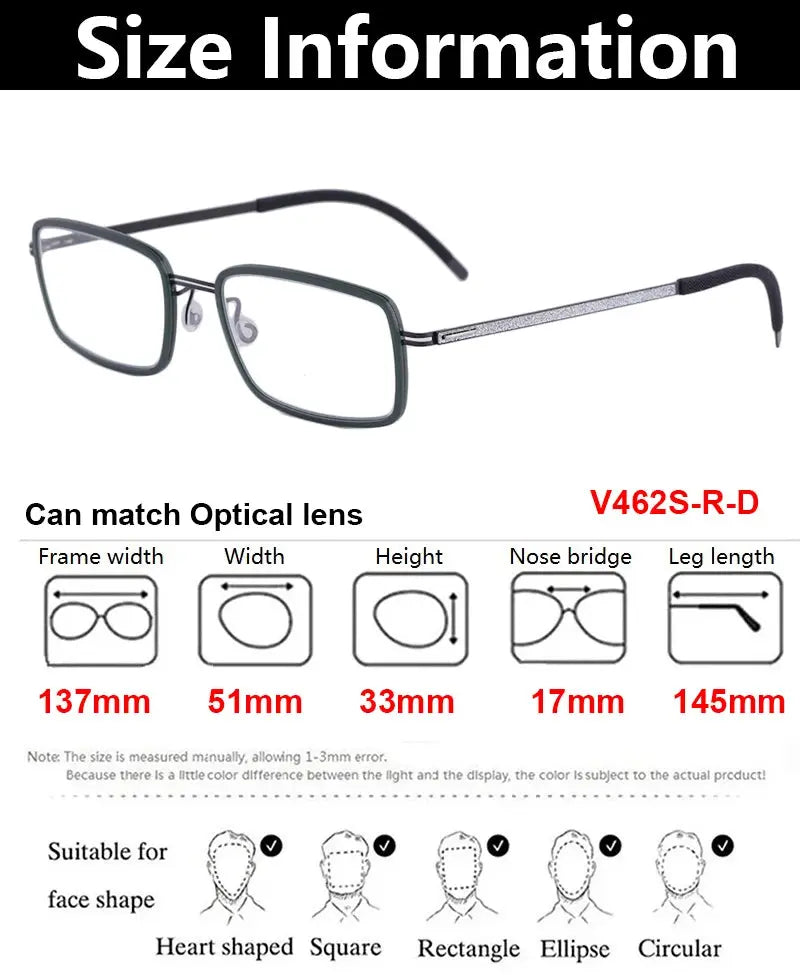 Bobbie 462325 Women’s 137mm Full Rim Square Titanium Frames — view 2 | Bobbie at FuzWeb