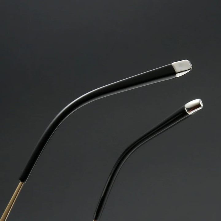 Muzz SH0074 men's square titanium acetate prescription eyeglasses — view 11