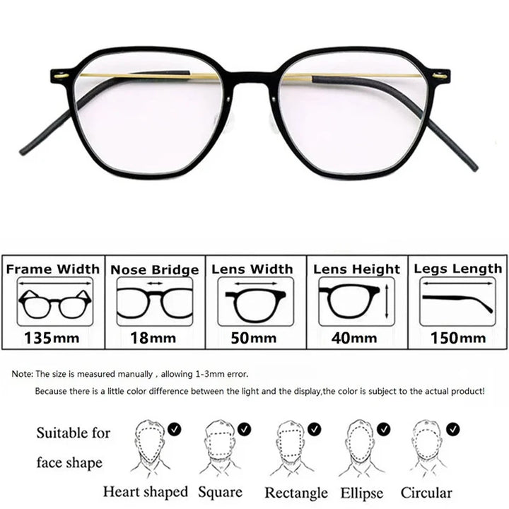 Bobbie Unisex Full Rim Square Acetate Eyeglasses 6627