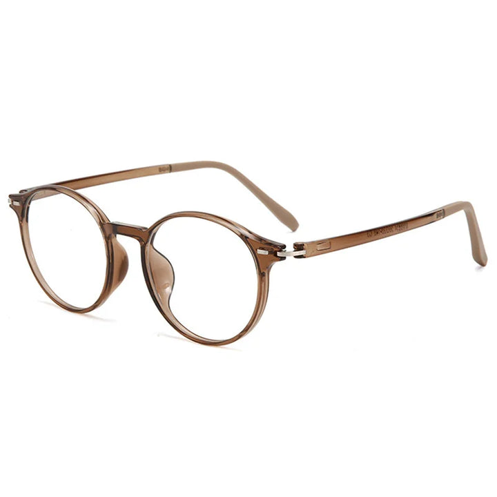Kocolior Women's Full Rim Round Tr 90 Eyeglasses 46854