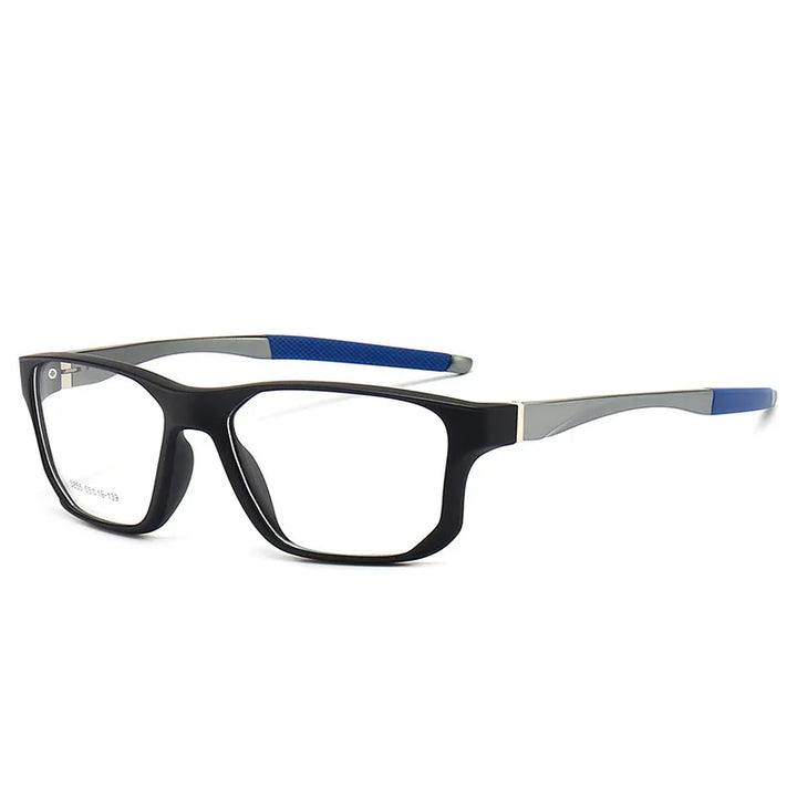Muzz 58550 men's square sports TR-90 prescription eyeglasses — view 19